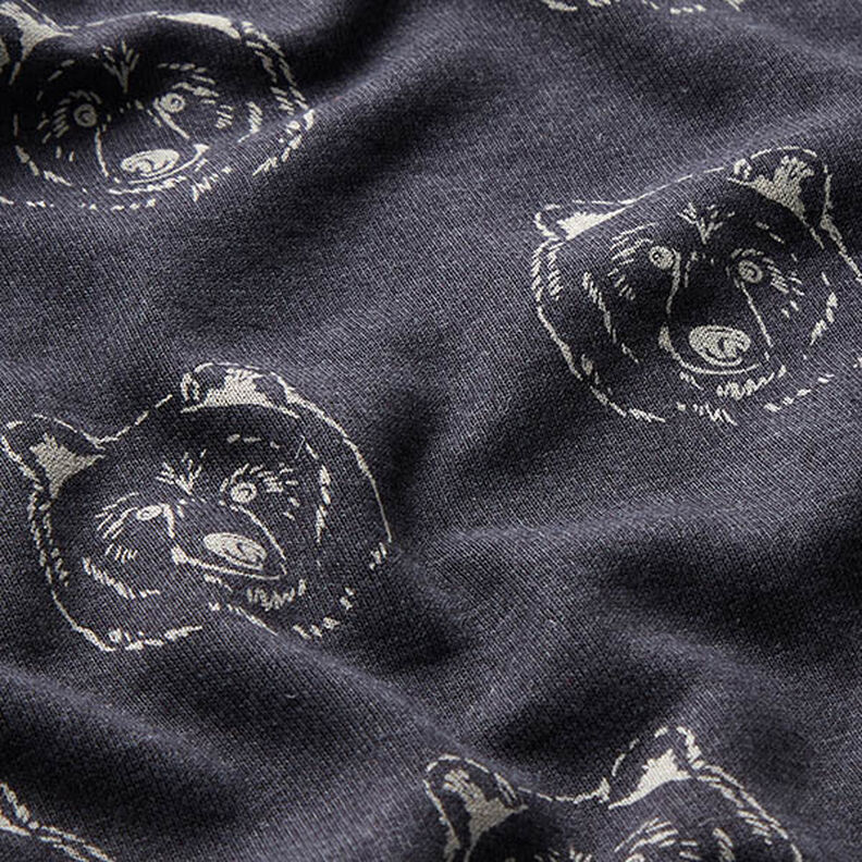 Sweatshirt cardada Urso – azul-noite/cinzento claro,  image number 2