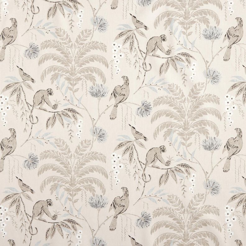 Tecido para decora&ccedil;&atilde;o Cetim de algod&atilde;o Selva tropical &ndash; caju,  image number 1