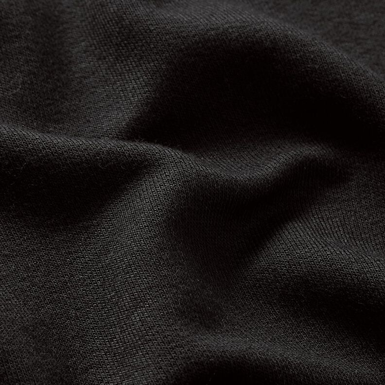 LENZING™ ECOVERO™ French Terry leve – preto,  image number 2