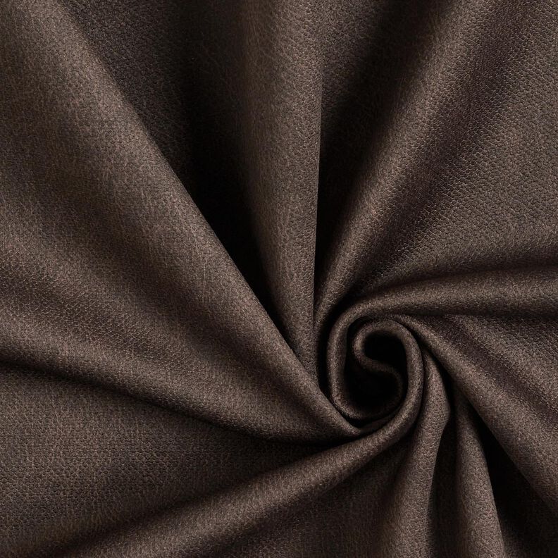 Tecido para estofos Look de veludo – castanho escuro,  image number 1