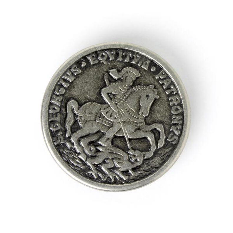 Botão metálico São Jorge,  image number 1