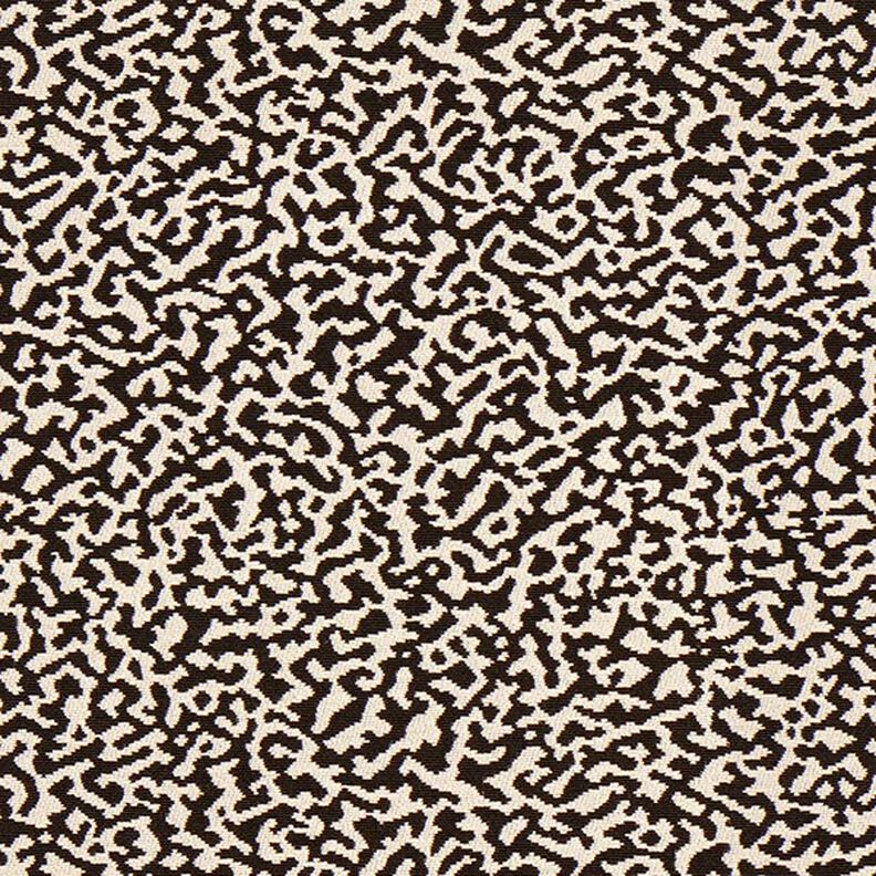 Tecido para mobiliário Jacquard Padrão Leo grande – preto/cor de areia,  image number 1