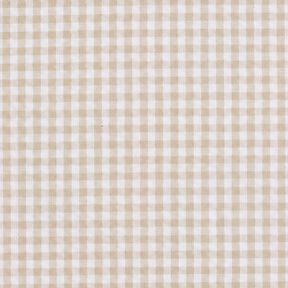 <h2>Seersucker Xadrez Pequeno, Bege &ndash; An&eacute;mona/Branco &ndash; Com Estrutura Caracter&iacute;stica e Padr&atilde;o, 