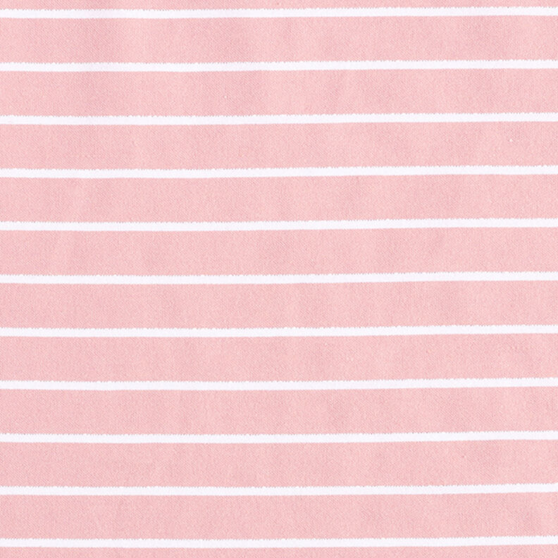Viscose stretch com riscas brilhantes – rosa/branco,  image number 1