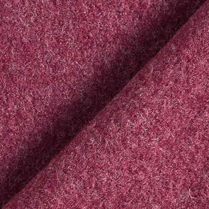 Lã grossa pisoada Melange – bordô,  image number 3