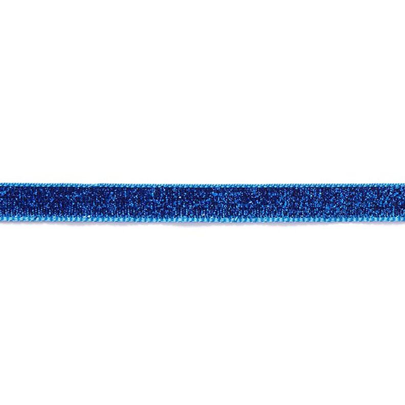 Fita de Veludo Metálico [10 mm] – azul real,  image number 2
