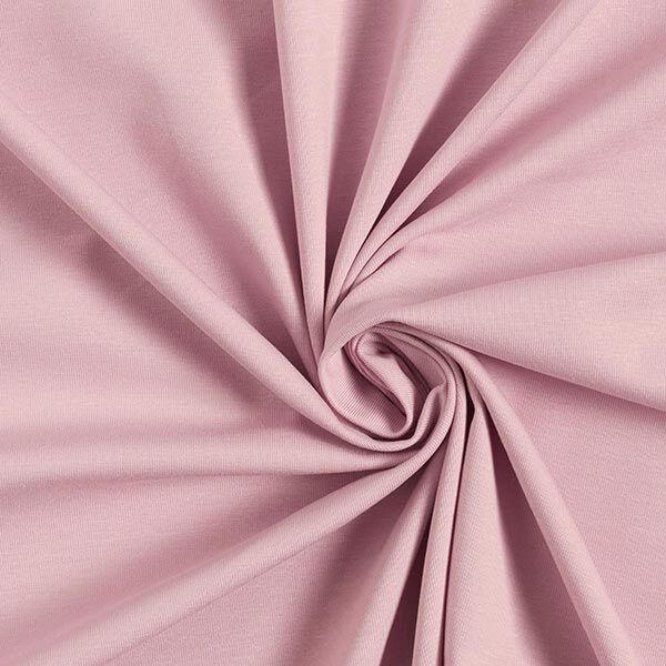 Jersey de algodão médio liso – rosa-velho claro,  image number 1