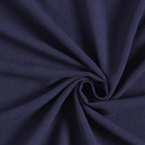 Tecido de linho e viscose – azul-marinho | Retalho 60cm, 