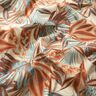 Tecido para exteriores Lona Folhas grandes – natural/terracota,  thumbnail number 2
