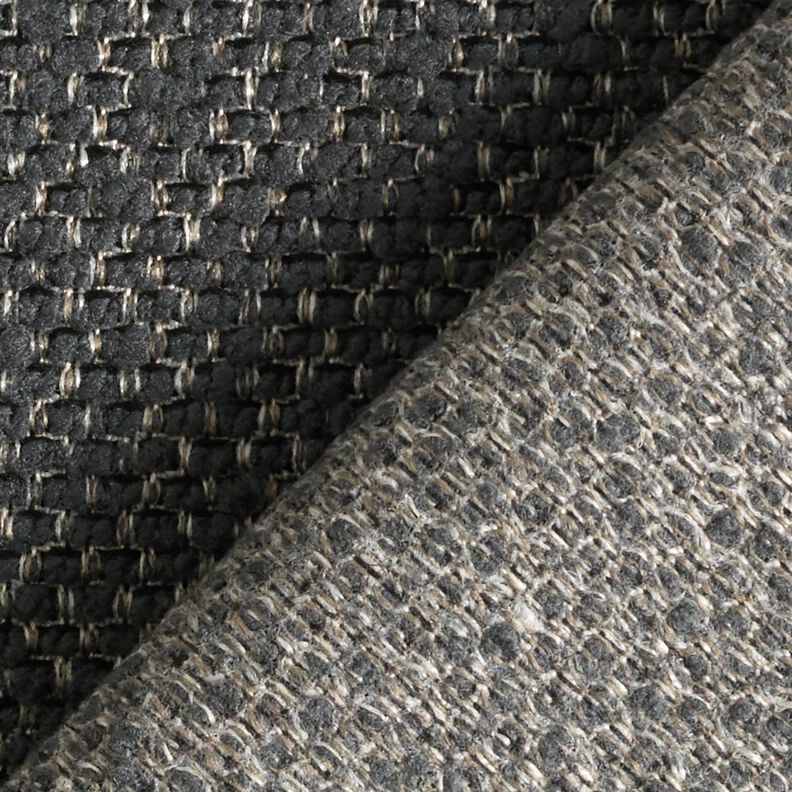 Tecido para exteriores Aparência Bouclé – antracite,  image number 4