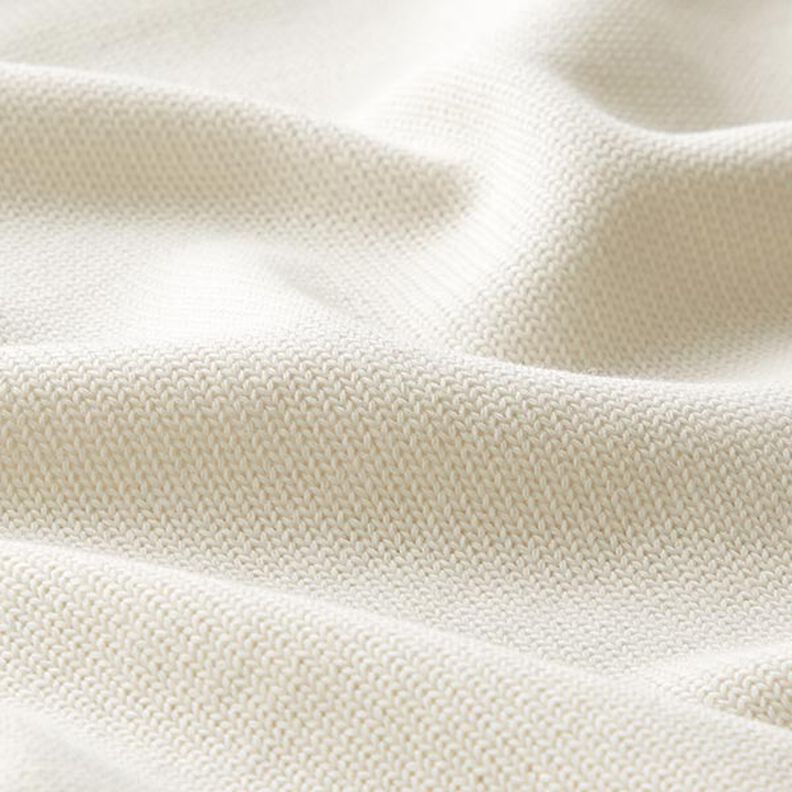 Tecido de malha de algodão – creme,  image number 2