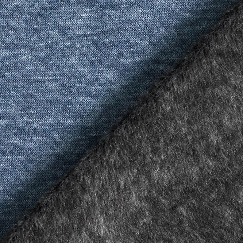 Tecido polar alpino Melange – azul-marinho,  image number 4