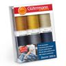 Kit de linhas de coser Denim [ 100m | 6 Unidade ] | Gütermann creativ – mistura de cores,  thumbnail number 1