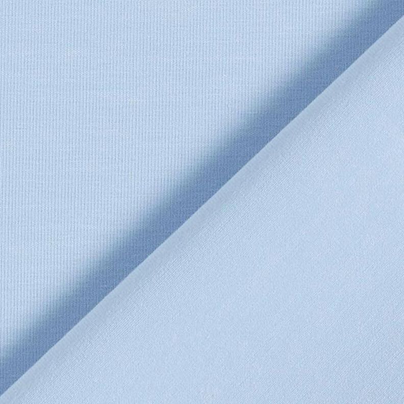 Jersey de algodão médio liso – azul claro,  image number 5