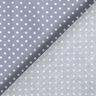 Popelina de algodão Mini Polka Dots – azul aço/branco,  thumbnail number 4