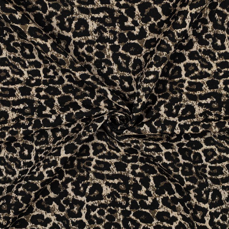Jacquard Padrão Leo – natural/preto,  image number 3