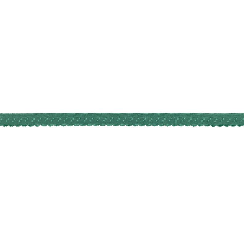 Fita de nastro elástica Renda [12 mm] – verde zimbro,  image number 1