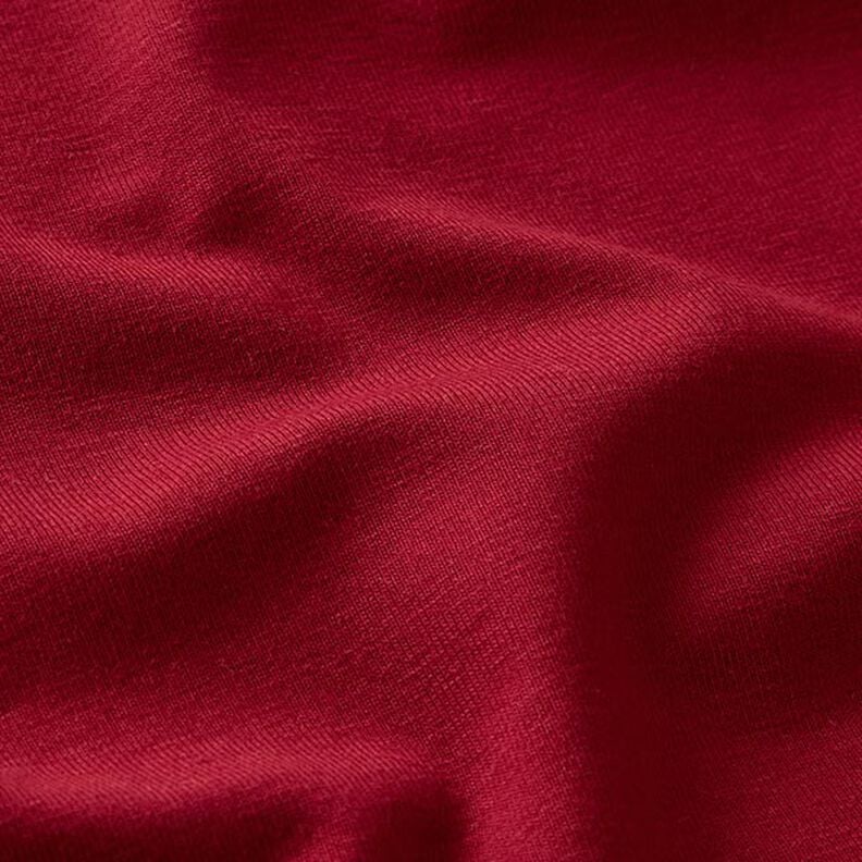 GOTS Jersey de algodão | Tula – bordô,  image number 2
