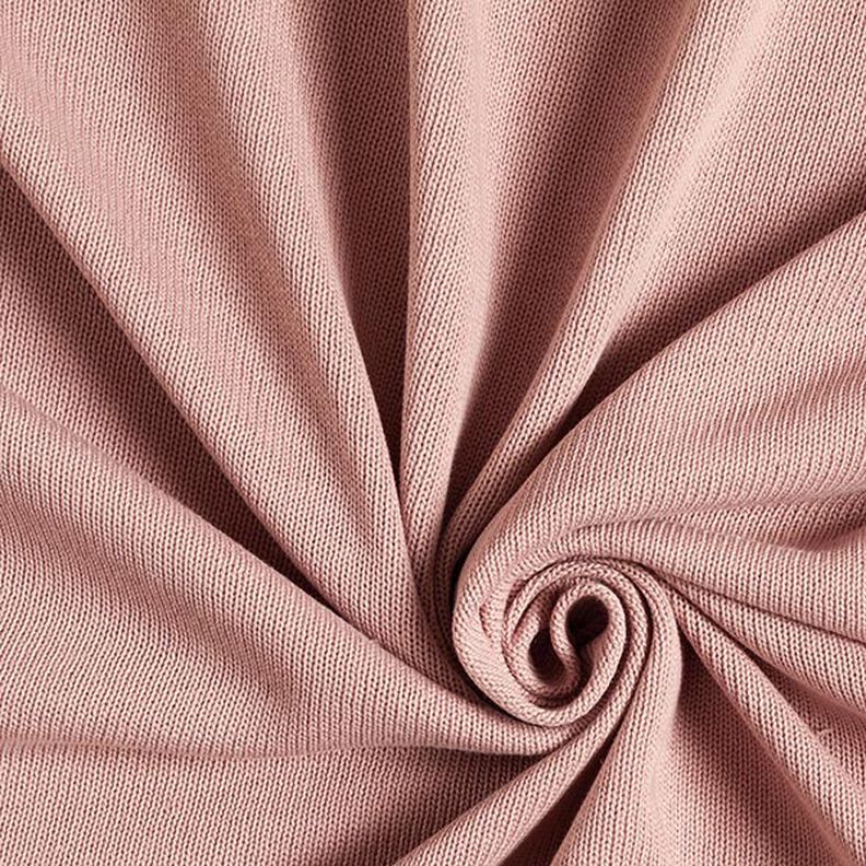 Tecido de malha de algodão – rosa embaçado,  image number 1