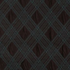 Malha jacquard padrão argyle – preto/verde pinheiro, 