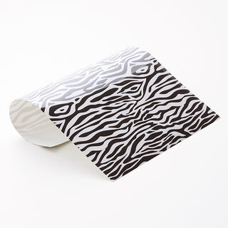 Design de película flex zebra Din A4 – preto/branco, 