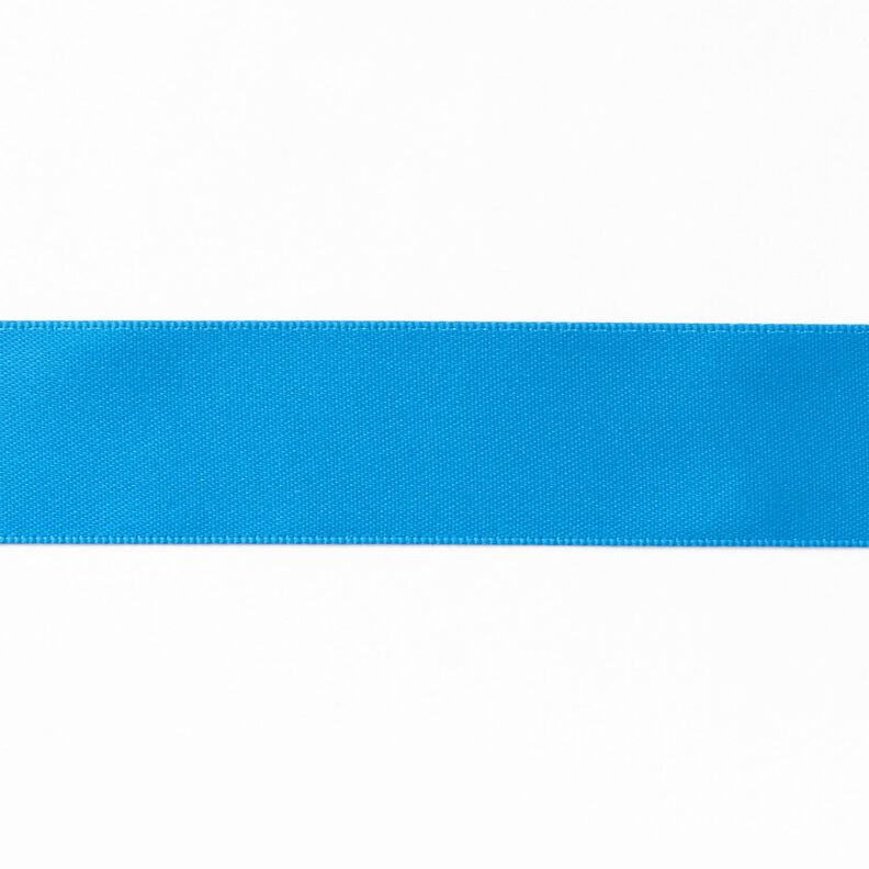 Fita de cetim [25 mm] – azul,  image number 1
