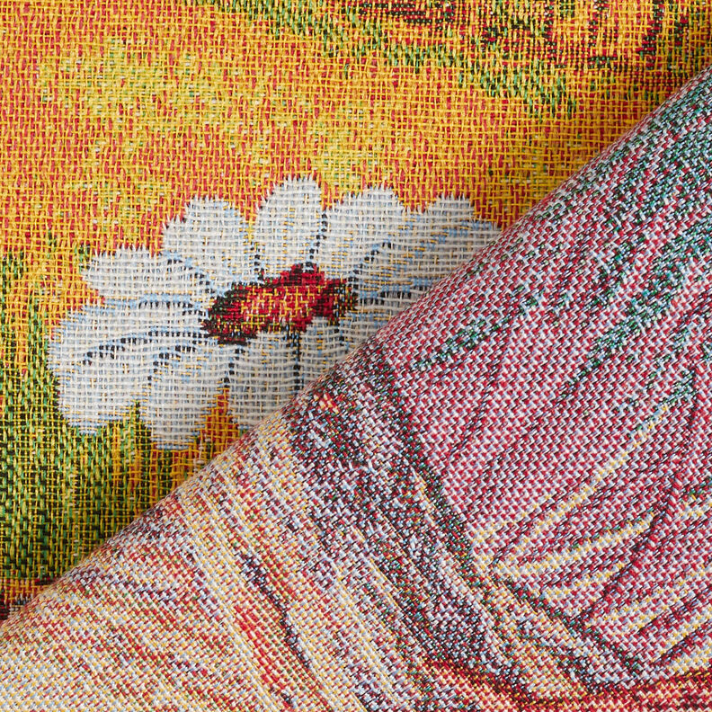 Painel decorativo Gobelina Par de passarinhos – carmin/bege claro,  image number 4