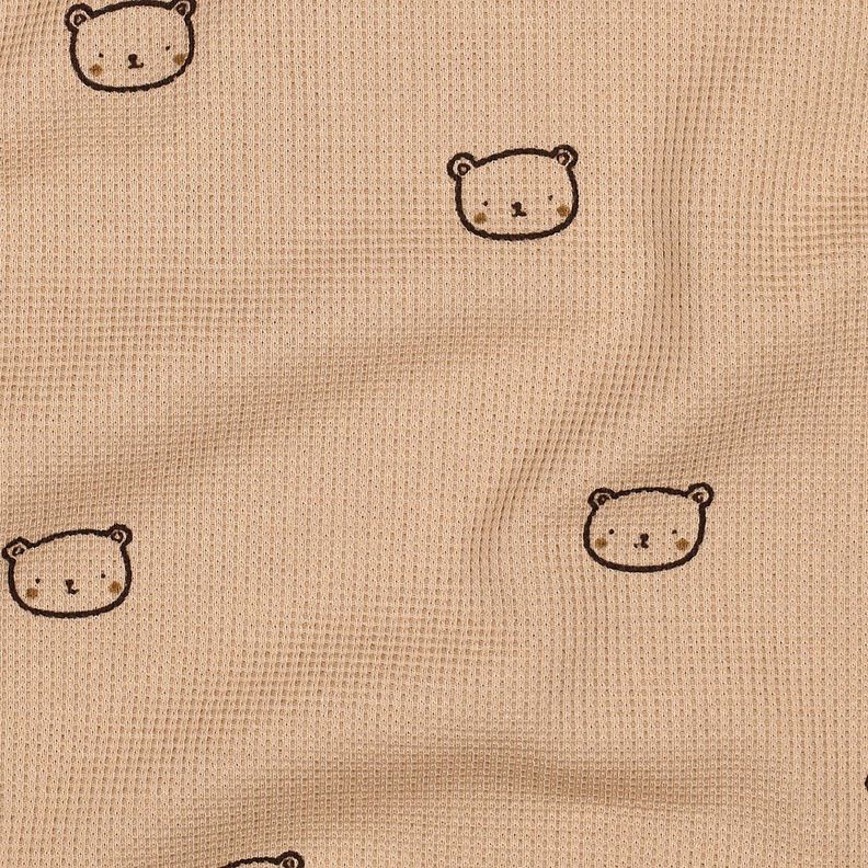 Jersey Favos Ursinho | Poppy Fabrics – rosa-velho escuro/beringela,  image number 2