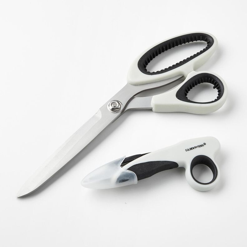 Conjunto de tesoura de alfaiate + tesoura de arremate Titânio – cinzento,  image number 2