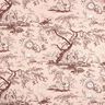 Tecido para decoração Lona Antigo 280 cm – rosa-claro/castanho,  thumbnail number 1