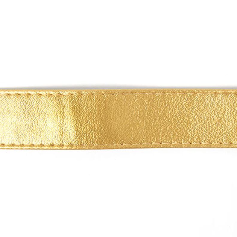 Cinta para carteiras Pele sintética – dourado metálica,  image number 1
