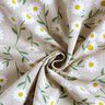 Tecido para decoração Meio linho Panamá Margaridas – natural/branco,  thumbnail number 3