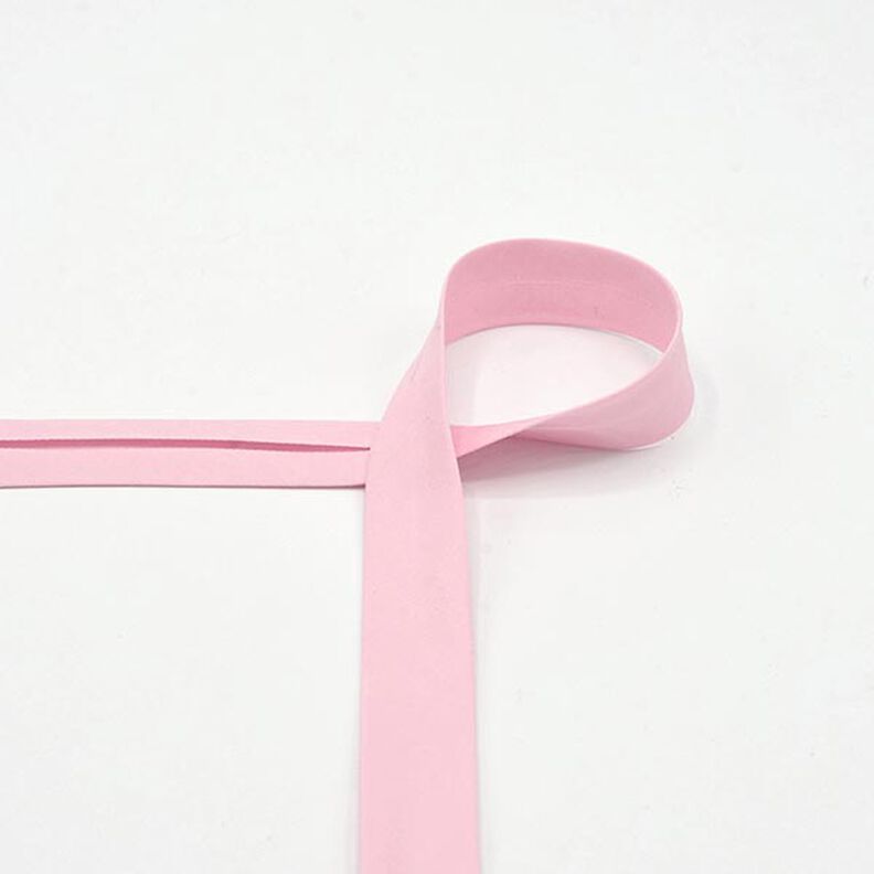 Fita de viés em algodão Popelina [20 mm] – rosa-claro,  image number 1