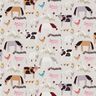 Tecido de algodão Cretone Animais da quinta – amêndoa,  thumbnail number 1