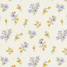 Tecido de algodão Cretone Florzinhas Mini – creme/lilás,  thumbnail number 1