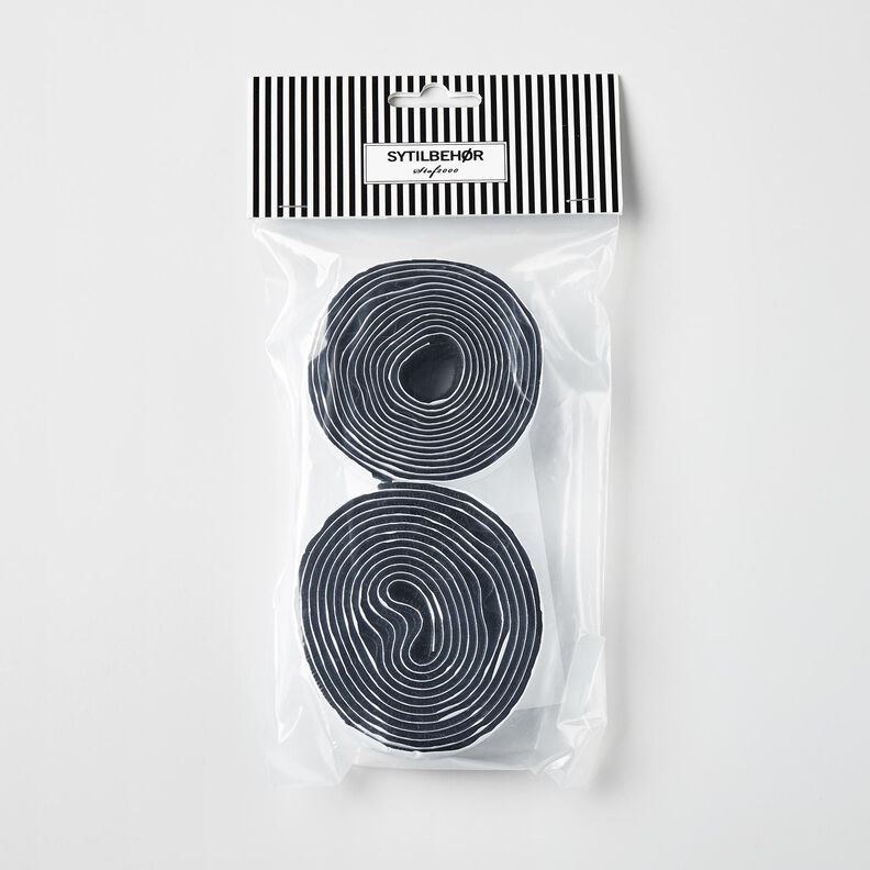 Conjunto de fita velcro autocolante [2 x 2m | 20 mm] – preto,  image number 1