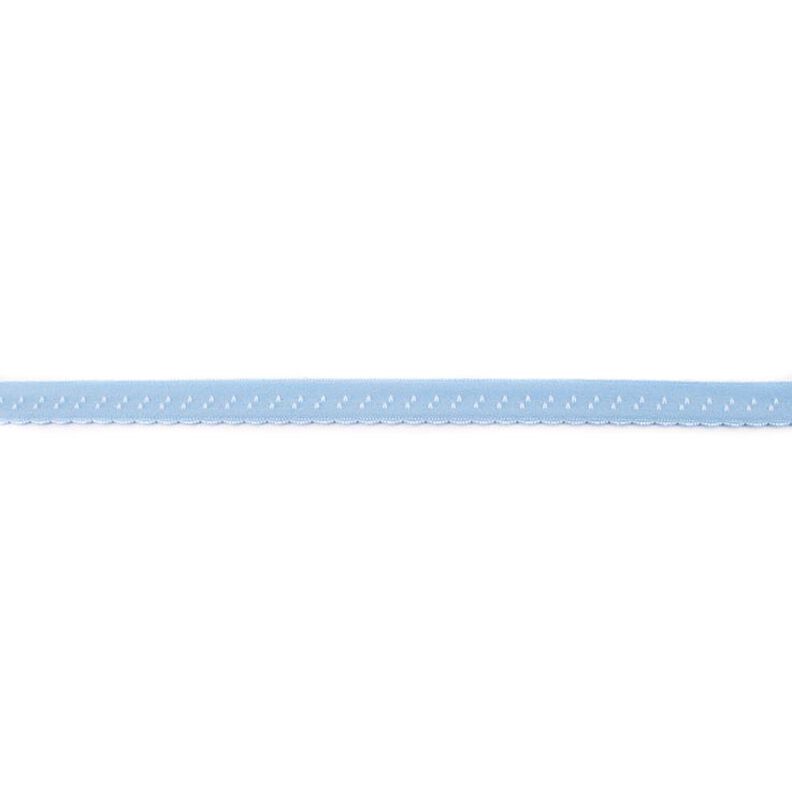Fita de nastro elástica Renda [12 mm] – azul claro,  image number 1