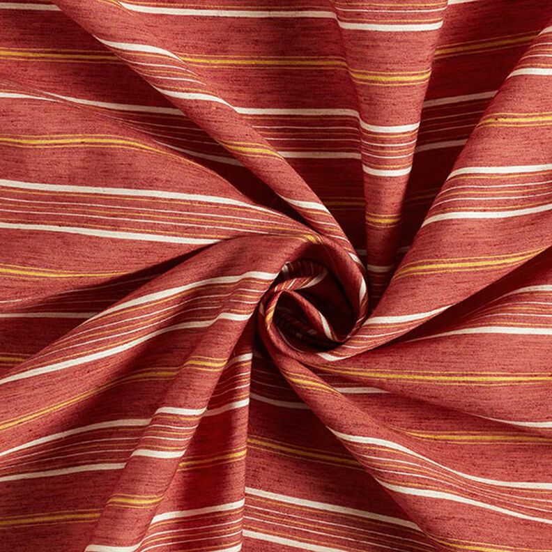 Tecido de algodão Riscas diagonais irregulares – terracota,  image number 3