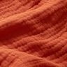 GOTS Musselina de algodão de três camadas – terracota,  thumbnail number 3