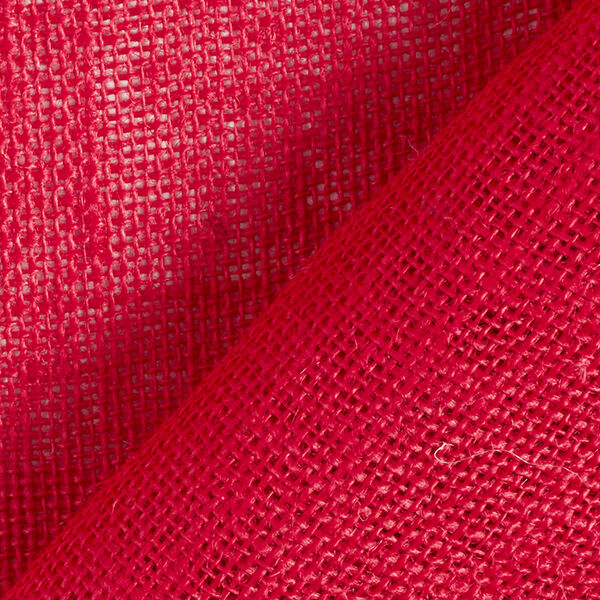 Tecido para decoração Juta Liso 150 cm – vermelho,  image number 4