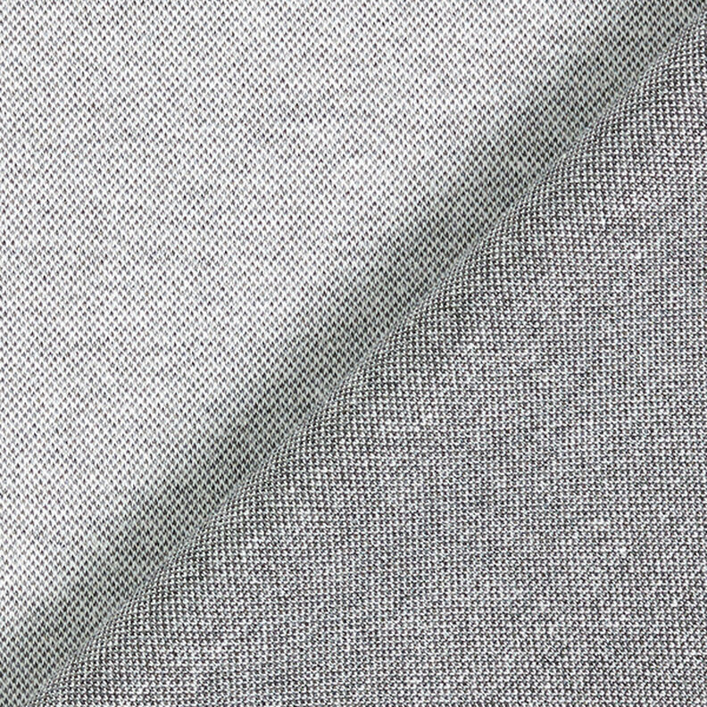 Jersey Piqué Melange – cinzento-névoa,  image number 3