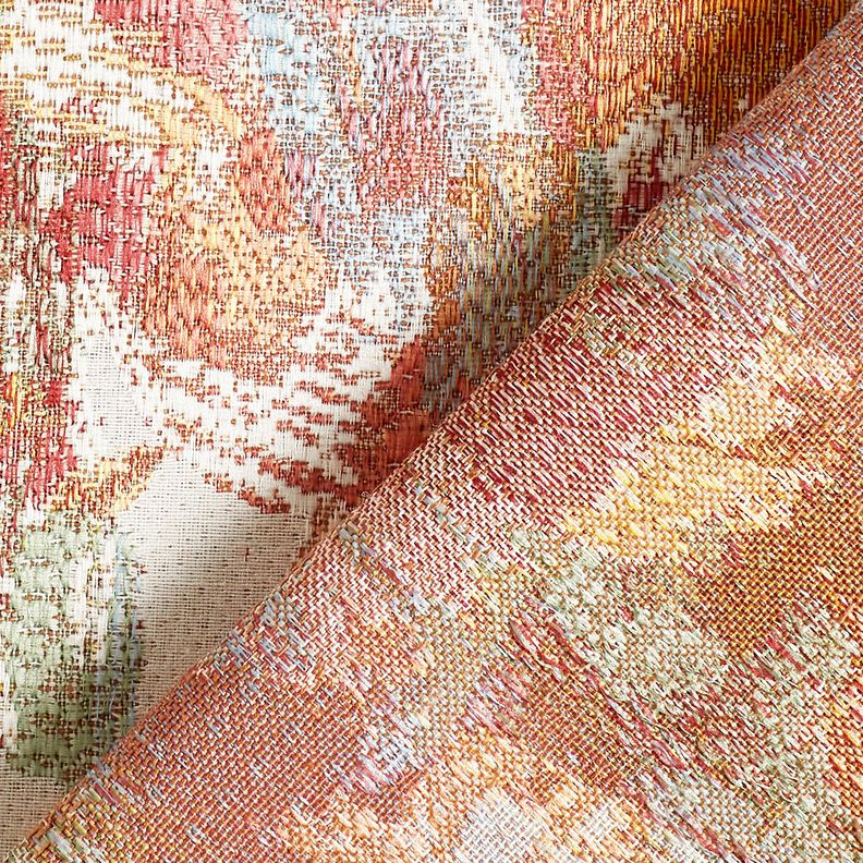 Tecido para decoração Gobelina arte abstrata – bege claro/uvas brancas,  image number 4