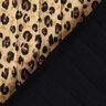 Musselina Tecido acolchoado Estampado Leo – bege/preto,  thumbnail number 5