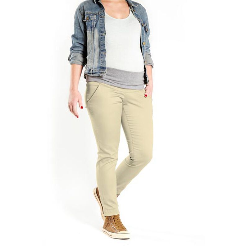 Cetim de algodão Stretch – natural,  image number 6