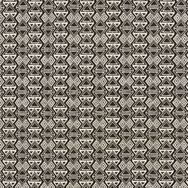 Malha Jacquard Triângulos – preto/branco,  image number 1