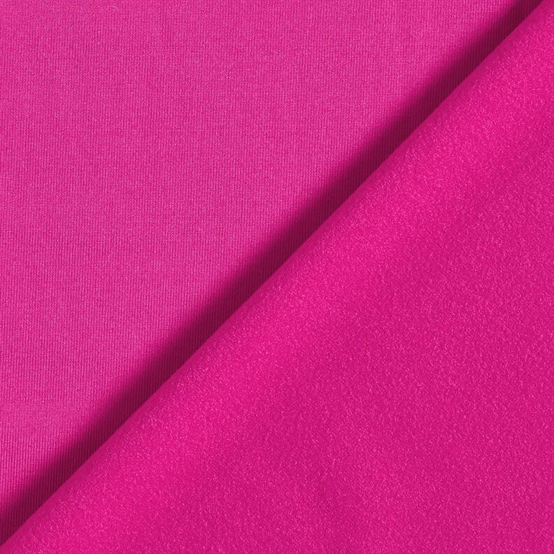 Jersey Reverso cardado Liso – rosa intenso,  image number 3