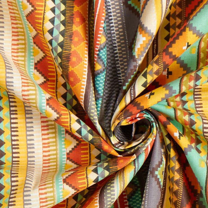 Cretone Tecido de algod&atilde;o Inca &ndash; terracota,  image number 3