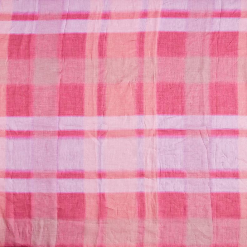 Rami Chiffon Xadrez Batik – rosa intenso,  image number 1