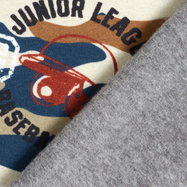 Tecido polar alpino Baseball – castanho médio,  image number 4