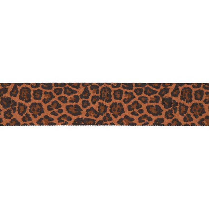 Fita de cós Leopardo [ Largura: 40 mm ] – bronze/castanho,  image number 1